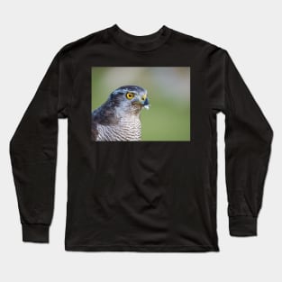 Close up view of a falcon Long Sleeve T-Shirt